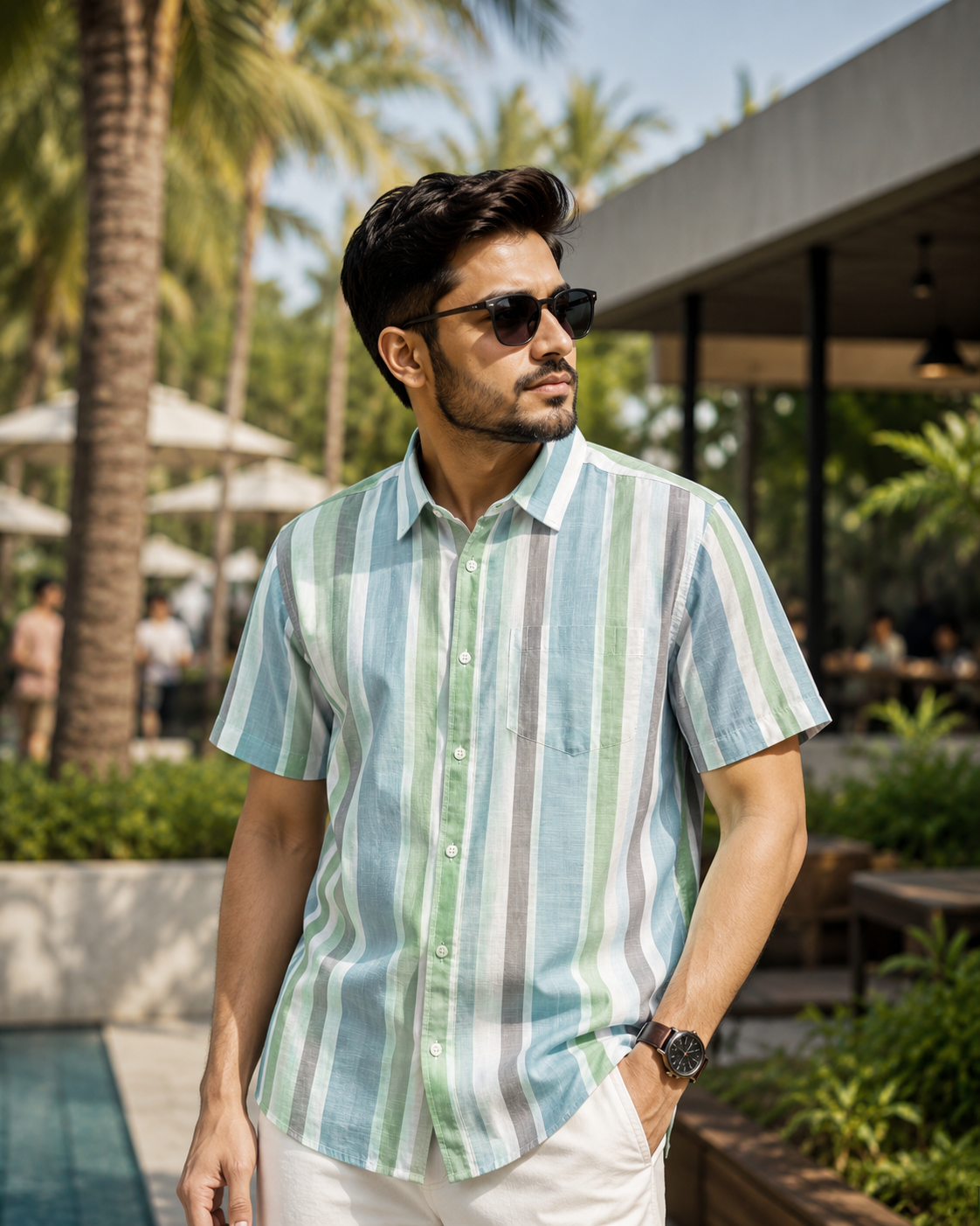 Mens Half Shirt - 003