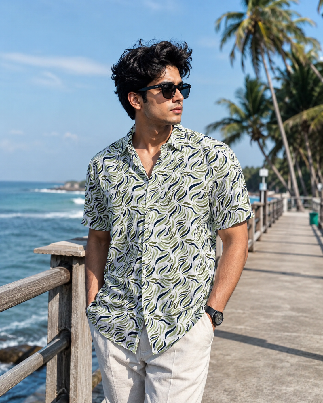 Mens Half Shirt - 006