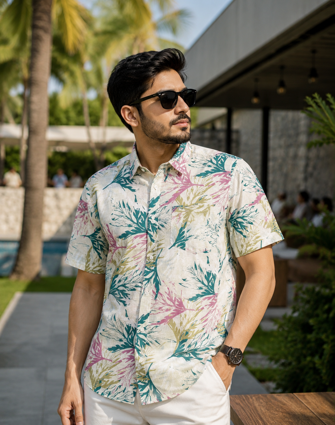 Mens Half Shirt - 002