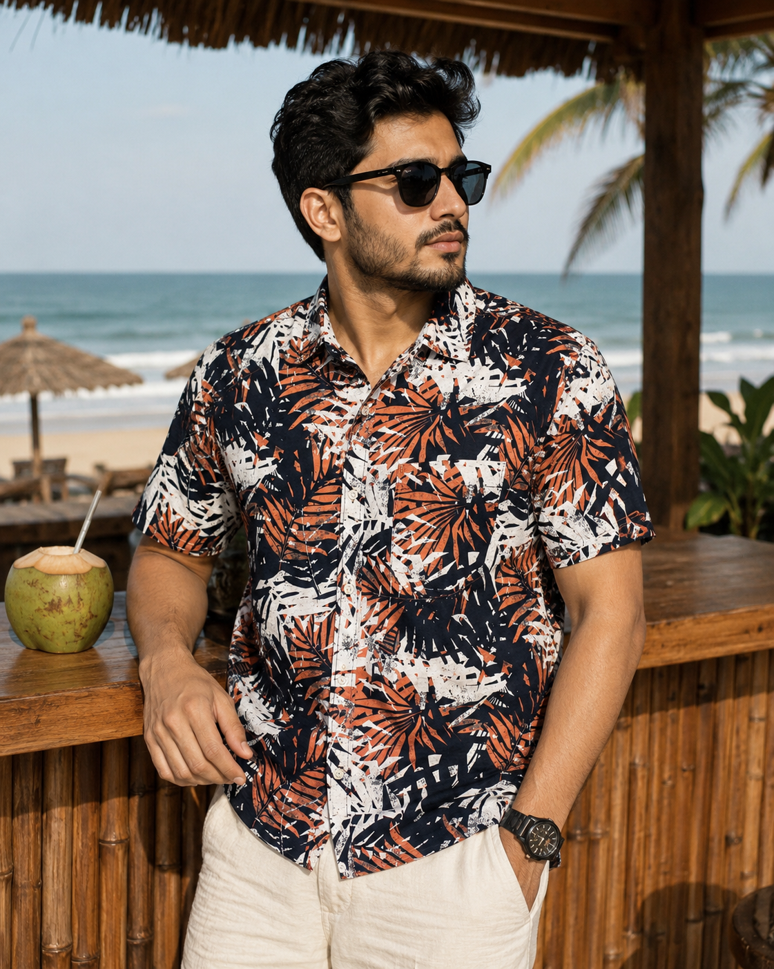 Mens Half Shirt - 005